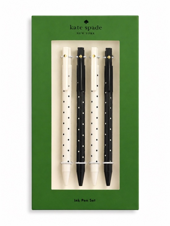 kate spade Other - kate spade Black and White Polka Dot Ink Pen Set